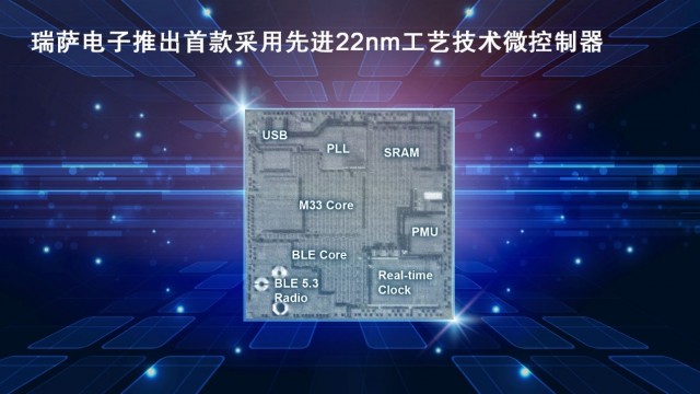 瑞萨电子发布首颗22纳米微控制器（MCU）样片 第1张