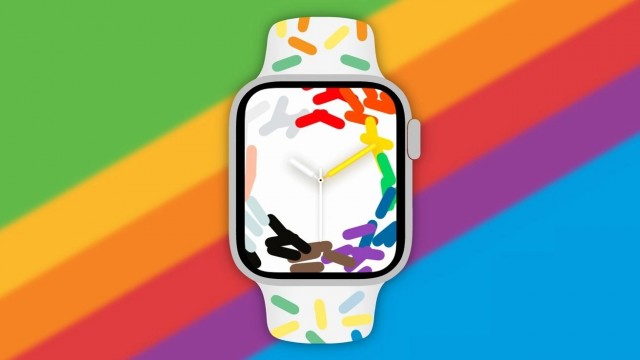 苹果迎接傲娇月，Apple Watch新表带和表盘被提前曝光 第1张