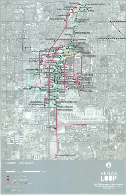 马斯克Boring公司地下隧道网络将扩建至65英里：跑特斯拉的拉斯维加斯环线 第3张