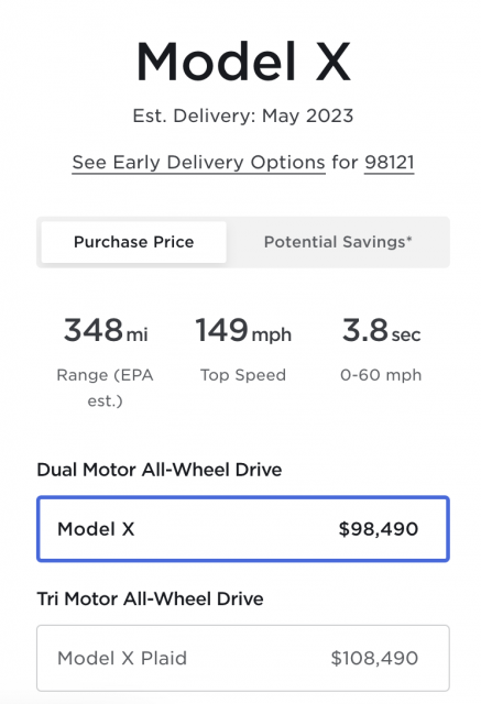 特斯拉上调美国Model X、Model S、Model Y售价 第1张