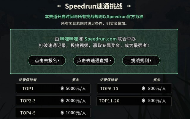 B站与游戏速通网站Speedrun合作，开启《塞尔达传说：王国之泪》速通挑战赛 第1张