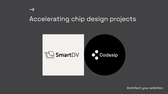 Codasip已选择SmartDV作为其外设设计硅知识产权（IP）的首选提供商 第1张