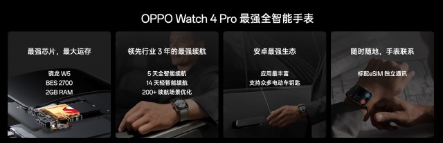 安卓智能手表新标杆，OPPO Watch 4 Pro发布2199元起 第11张