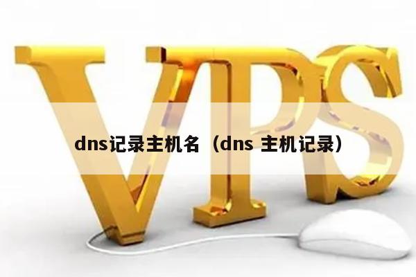 dns记录主机名（dns 主机记录） 第1张